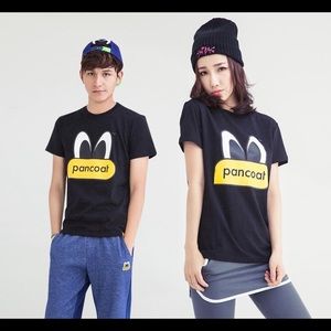 Pancoat Black T-shirt Size Small